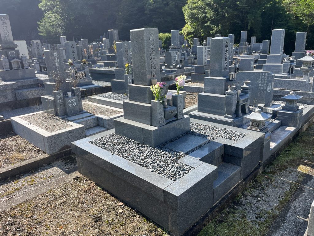 法華寺嵯峨霊園　お客様墓所　解体前