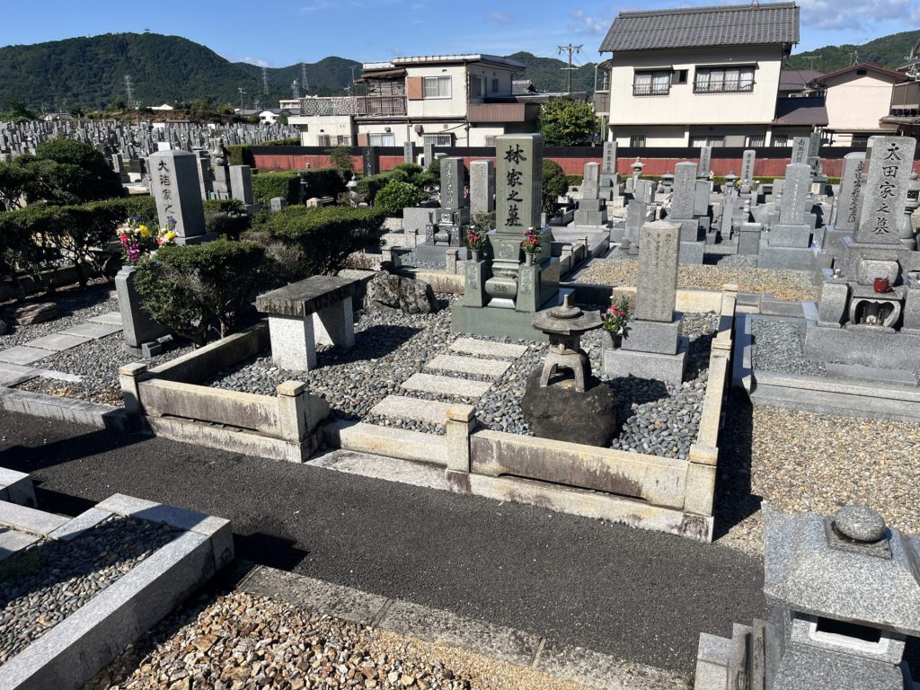 大龍寺墓地　お墓じまい前