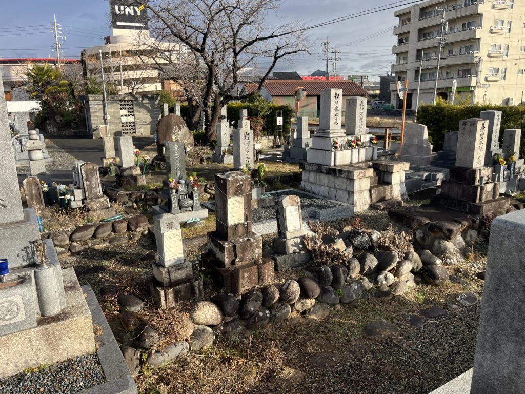 市営　穴釜墓地　お墓じまい前
