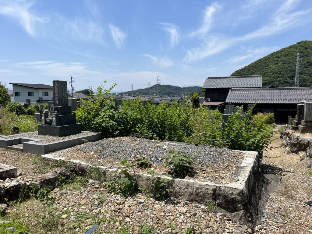 亀洞墓地　墓所