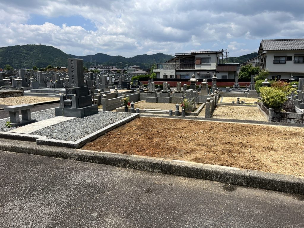 大龍寺墓地 お客様墓所　お墓じまい後