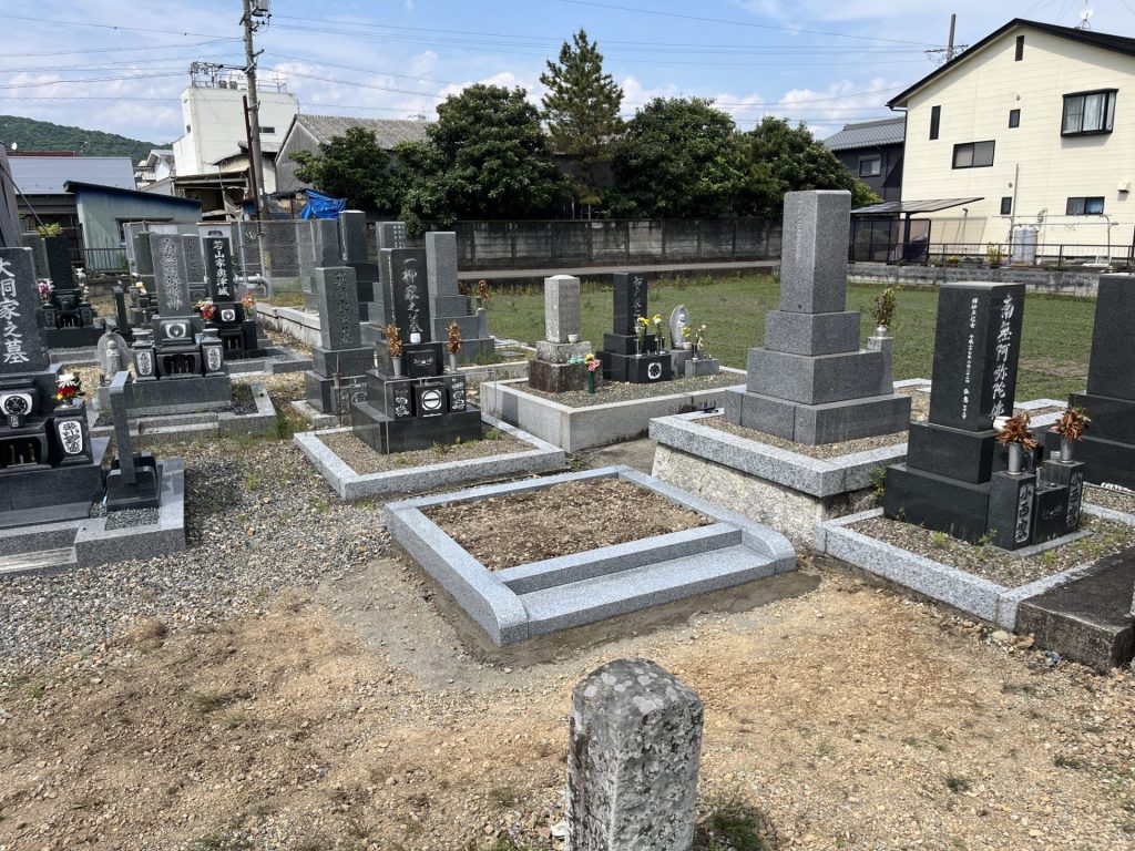 下鵜飼墓地　外柵工事