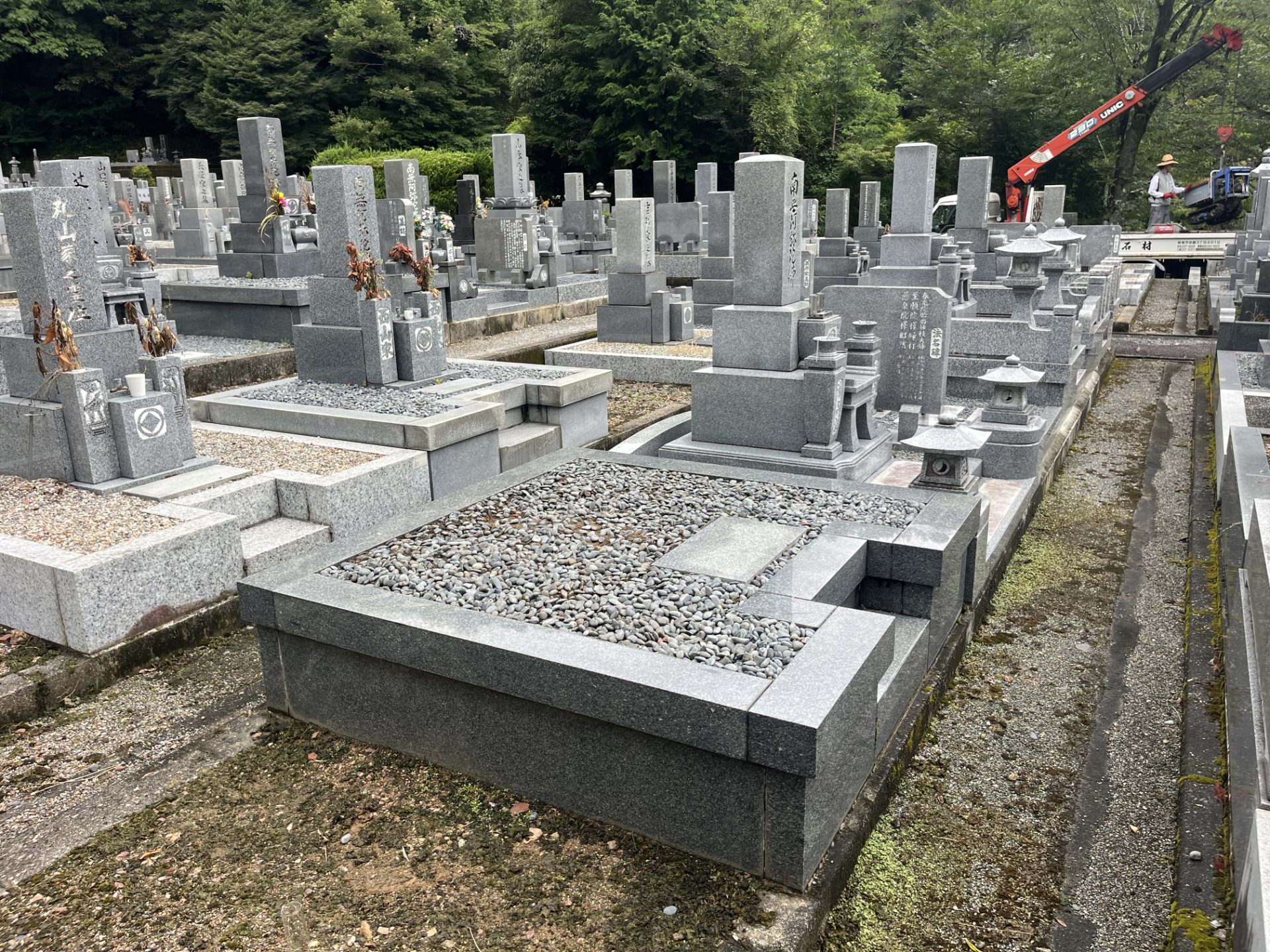 法華寺嵯峨霊園　解体後