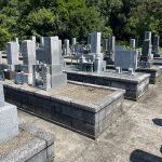 美濃市　道樹寺墓地　解体後