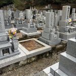 岐阜市三田洞　法華寺嵯峨霊園　墓石解体後