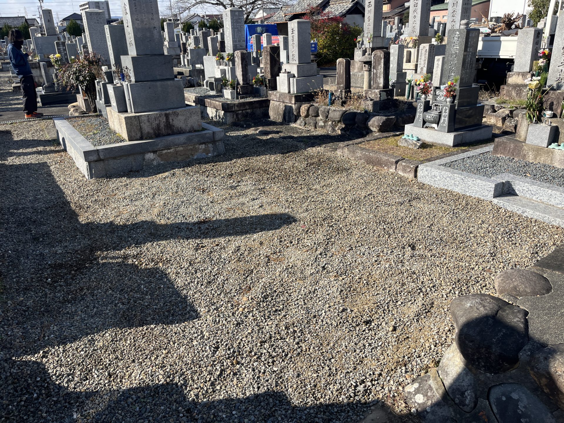 市営　穴釜墓地　お墓じまい後